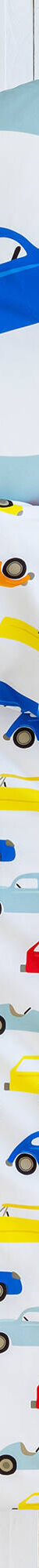 Linge de lit enfant Vroum coton - Imprimé voitures (blanc) Linge de lit enfant Vroum coton - Imprimé voitures (blanc)